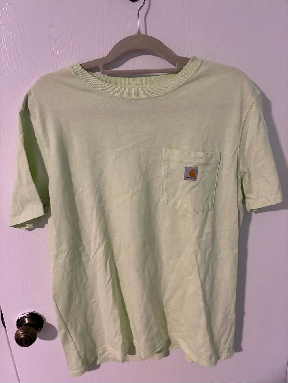 Carhartt Loose Fit Pocket Tee in Pale Lime